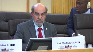 Opening address José Graziano Da Silva DirectorGeneral FAO Plenary session [upl. by Azzil]