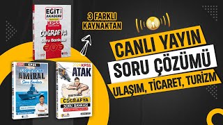 ULAŞİM TİCARET TURİZM CANLI YAYIN SORU ÇÖZÜMÜ [upl. by Hras409]