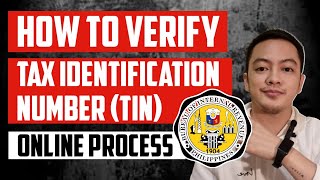 HOW TO VERIFY YOUR TIN ONLINE PAANO MALALAMAN KUNG LEGIT ANG IYONG TIN ONLINE [upl. by Dinnage]