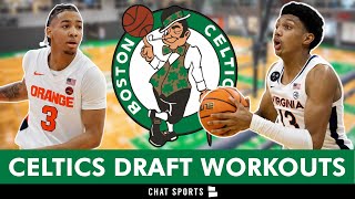 Boston Celtics News Celtics Workout 4 Players Prior To 2024 NBA Draft After NBA Finals [upl. by Eanahs]