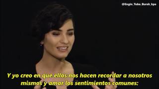 Entrevista a Tuba Buyukustun en español IWCTalks To Tuba Büyüküstün [upl. by Ateikan645]