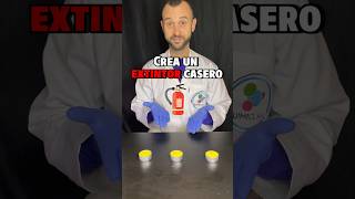 🧯CREA un EXTINTOR de fuego CASERO 🤯 en menos de 1 MIN short quimica [upl. by Ias]