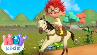 I love to ride my horse 🐎 Songs for Kids  HeyKids Nursery Rhymes  Animaj Kids [upl. by Mia]