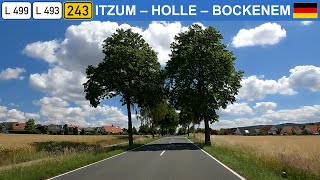 Driving in Germany 🇩🇪 Countryside roads in Landkreis Hildesheim 4K [upl. by Tedric305]