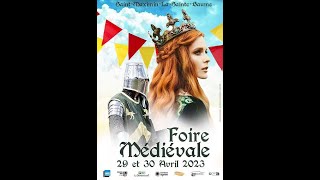 Fête médiévale à St Maximin la Sainte Baume 2023 [upl. by Nahtannhoj]