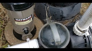 Installing Hayward Offline Chlorinator To My Above Ground Pool CL220 [upl. by Anifur232]