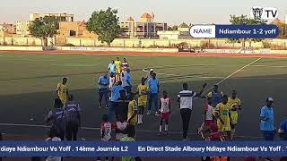 En Direct Stade Alboury Ndiaye 14ème journée L2 asac ndiambour Vs Rs yoff [upl. by Edaw]