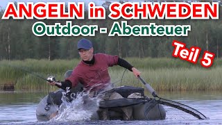 5 OutdoorAbenteuer amp angeln in Schweden  Angeln amp Camping in Schweden ANGLERSCHWATZ [upl. by Gensmer207]