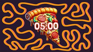 5 Minute Pizza 🍕 bomb 💣 timer [upl. by Ilarrold769]