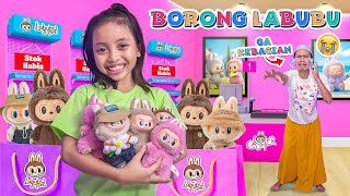 LEIKA BORONG BONEKA LABUBU TOMPEL GAK KEBAGIAN 😭 LABUBU CHALLENGE [upl. by Nwahsyd]