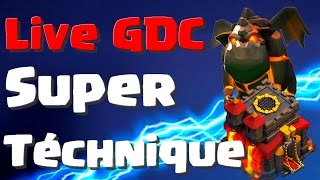 COC HDV 10  MAITRISER LA COMPO HYBRIDE LA PLUS TECHNIQUE EN LIVE GDC  CLASH OF CLANS FRANCAIS [upl. by Allehcram]