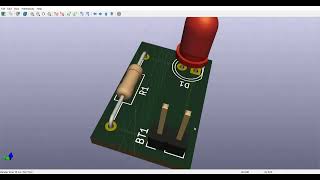 PCB Design with Kicad Basic Led Circuit day1 [upl. by Kloster381]