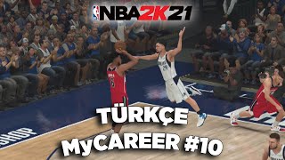 NBA 2K21 Türkçe MyCAREER 10  NBAdeki İLK MAÇ PlayStation 4 [upl. by Atiner]