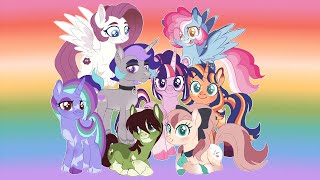 my new mane 8  MLP next gen speedpaint [upl. by Ahsimak426]