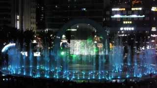 부산역 음악분수 Busan station multi musical fountain [upl. by Aremat]