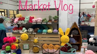 Market Vlog  Craft Fair  Crochet Craft Show [upl. by Ellerad]