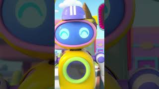 Robot mengisi bensin mobil Neo  Yes Neo 🌟 BabyBus Bahasa Indonesiababybus anakanak shorts [upl. by Alimaj]