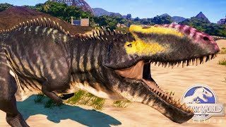 FAMILIA DE MAPUSAURUS DINOSAURIO DEPREDADOR se come a los Scorpius Rex Jurassic World Evolution [upl. by Adrianna]