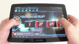 Samsung Galaxy Tab 101 GTP7500 hands on PART 22 [upl. by Monroy]