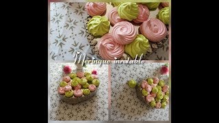 Meringue inratableحلوة المورانغ بطريقة سهلة و ناجحة [upl. by England767]