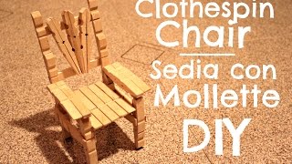 Clothespin Chair  Sedia con le mollette [upl. by Neeka]