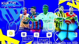 CARA MENG INSTALL GAME 🎮 PPSSPP PES 2023 DI HP ANDROID RAM 1 GB KEATAS GRAFIK ULTRA HD [upl. by Saixela]