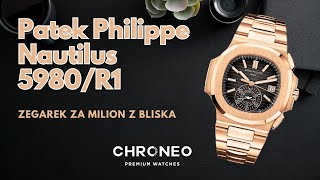 Patek Philippe Nautilus 5980R1  zegarek za milion obejrzany z bliska [upl. by Nerreg141]