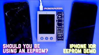 iPhone XR EEPROM Demo  How To Why Use An EEPROM iPhone Repair  iPhoneRepairGirl [upl. by Sidonia]