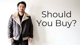 Mango Faux Shearling Lined Jacket Review  Sizing  Try On [upl. by Annawaj]