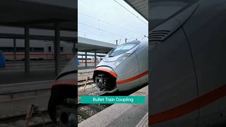 automatic coupling system in bullet train 😲 shorts railway bullettrain [upl. by Aenat]