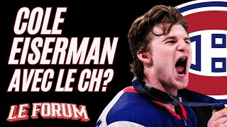 Repêchage LNH 2024 Eiserman un des TOP 5 Du Canadien [upl. by Ainolloppa]