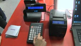 Printing receipt with KUBE Fiscal Printermpg [upl. by Ebeneser998]