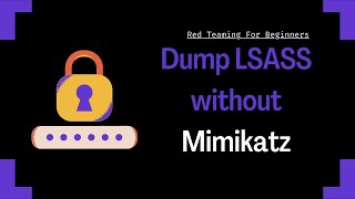 Dump Passwords from LSASS without Mimikatz [upl. by Irrabaj736]