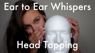 ASMR Ear To Ear Whispers With Head Tapping amp Sparkler Sounds [upl. by Yro]