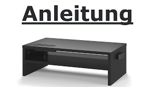 BONTEC Monitorständer Aufbauanleitung [upl. by Esemaj]