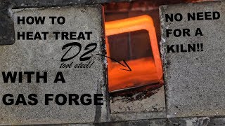 how to heat treat D2 Steel [upl. by Norb508]