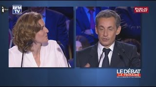 Tension entre NKM et Sarkozy lors du 2e débat de la primaire [upl. by Mintun]