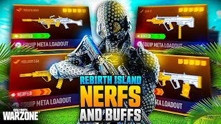 TOP META Loadout NERFS and BUFFS REBIRTH ISLAND [upl. by Amer]