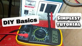 How to use digital multimeter for beginners step by step [upl. by Theodor]