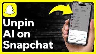 How To Unpin My AI On Snapchat [upl. by Akenehs]