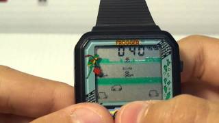 Frogger Video Game Wrist Watch by Nelsonic [upl. by Coridon]