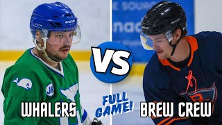 Full Game 2  Whalers vs Brew Crew [upl. by Anuayek]