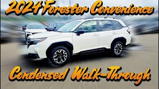 2025 Subaru Forester Convenience Condensed WalkThrough 25FR3315 [upl. by Leahciam]