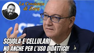 Valditara  NO ai cellulari anche per lattività didattica [upl. by Forward334]