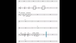 Keep on Running Rockschool Drums Grade 2 Page 2024 [upl. by Le753]