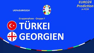 🇹🇷Türkei vs Georgien🇬🇪  Das 1 EM Spiel ihrer Geschichte🔥 EMPrediction in fc24 [upl. by Epolenep]