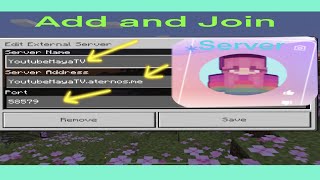 Joinable Minecraft bedrock Server Survival SMP  Minecraft MCPE Multiplayer Servers To Join [upl. by Dew]