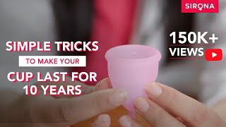 How to Keep a Menstrual Cup Clean   Sirona Menstrual Cup Sterilizer  Sirona Hygiene [upl. by Rame488]