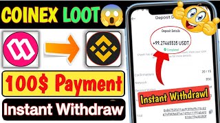 Live 100 Live Payment Proof ll How To Trade CoinEx Future ll Instant Withdraw Balance [upl. by Legra]