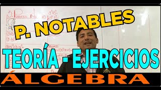 PRODUCTOS NOTABLES  Teoría y Ejercicios  ÁLGEBRA [upl. by Enomar88]